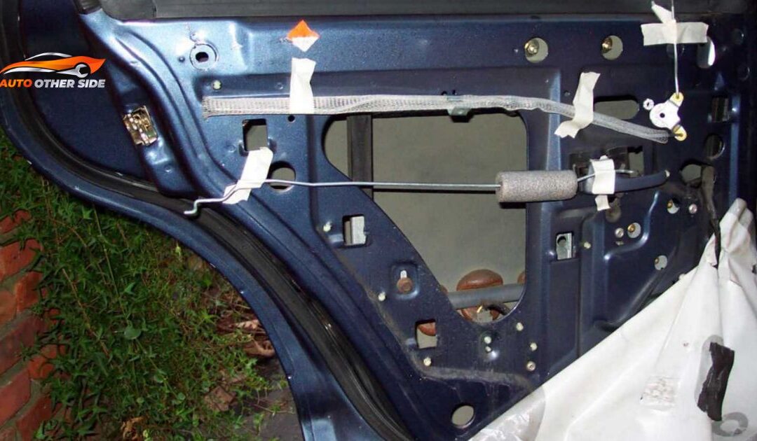 A car door latch may be broken if the door won't close properly or makes unusual noises. Difficulty locking or unlocking the door also indicates a problem