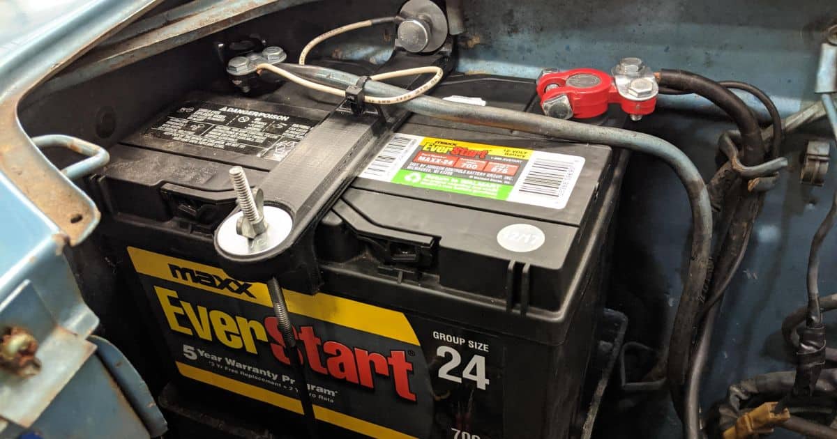 How to Install a Car Battery Holder