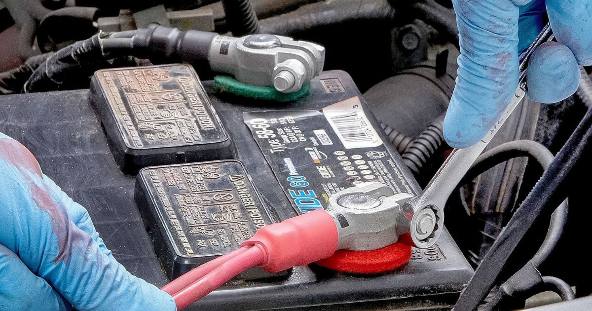 Reconnecting The Car Battery Holder