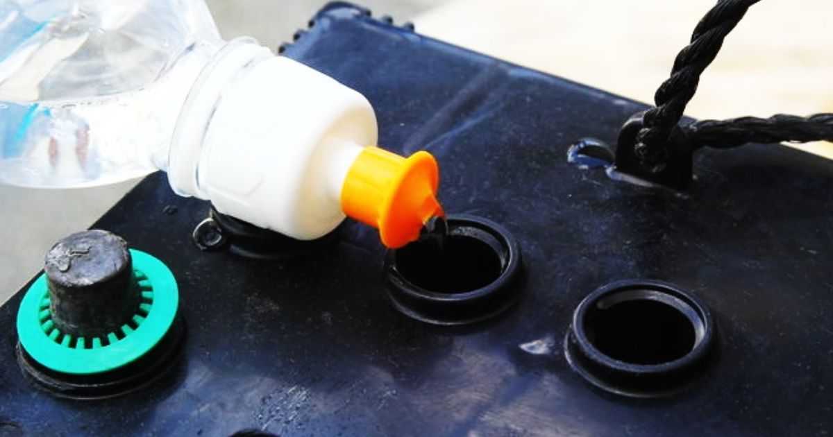 When To Add Car Distilled Water To Your Battery